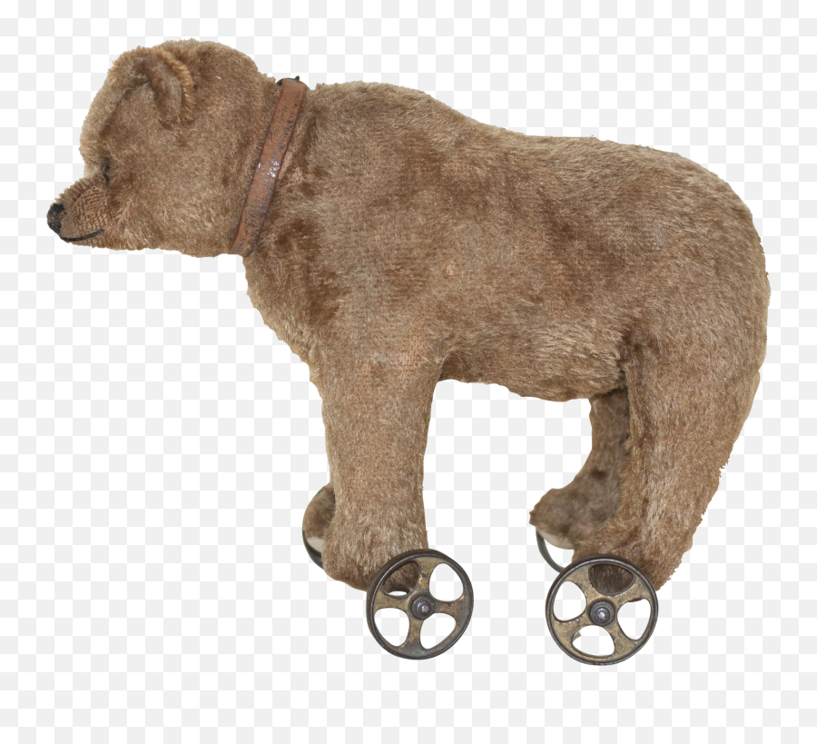 Steiff Teddy Bear Antique Teddy Bears - Steiff Wheeled Teddy Bear Emoji,Teddy Bear Emotion Wheel