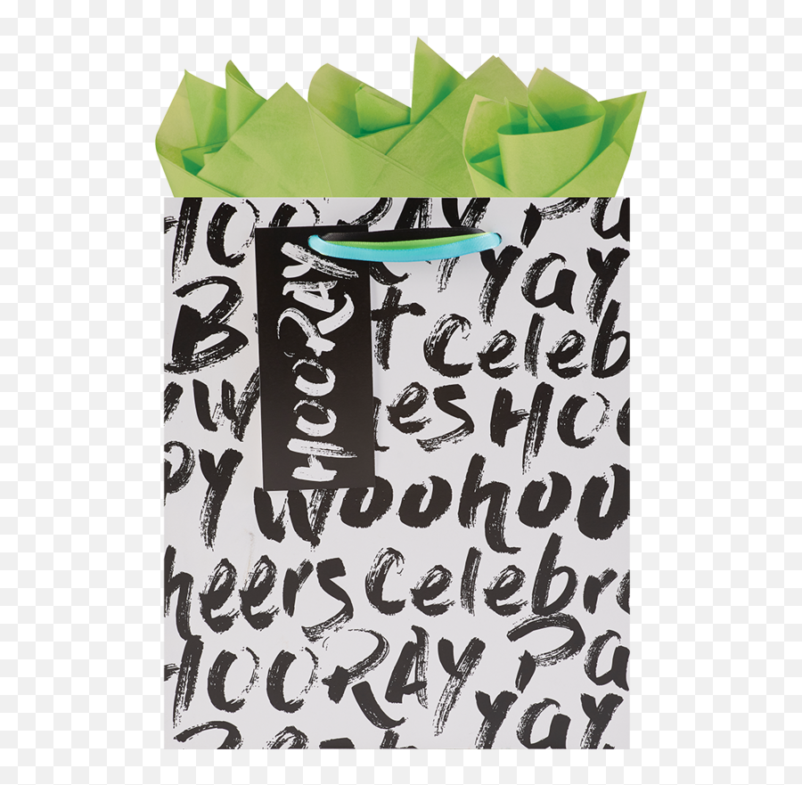 Celebration Strokes Gift Bag - Art Paper Emoji,Emoji Gift Bag