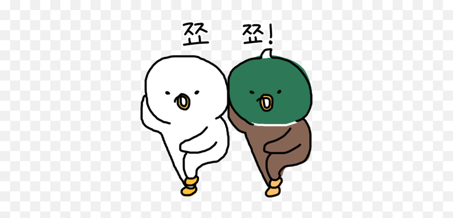 7 Emoji,Kakao Emoticon Duck