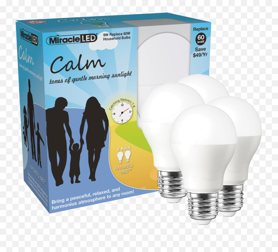 Miracle Led Calm Gentle Morning Led Light Bulb Replace 60w 4 - Pack Emoji,Hit Songs 1994 