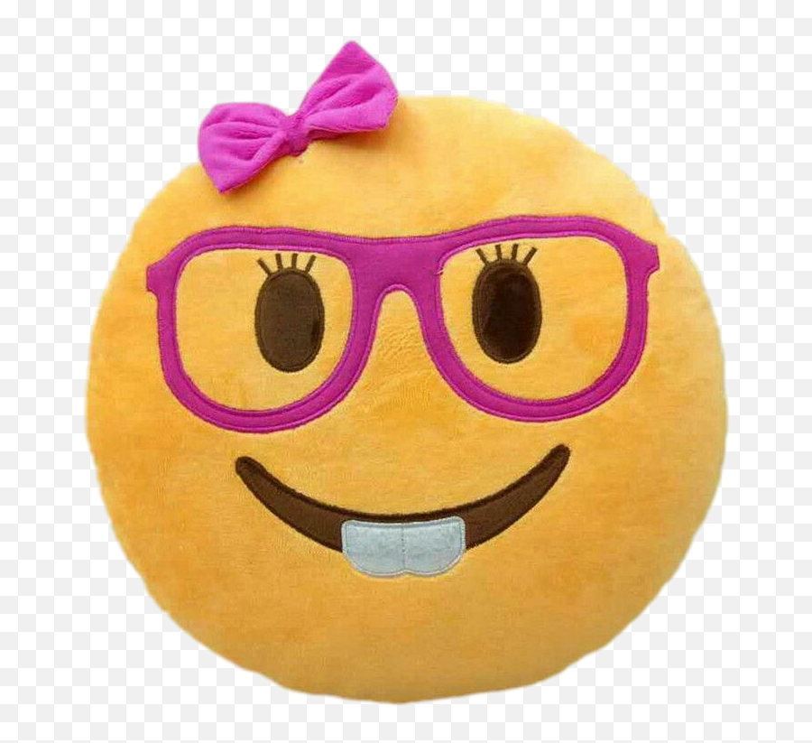 Download Hd Emoji Smiley Laugh Face Lol Cute Funny Inlove - Plush Emoji Pillow,Emoji Pillow
