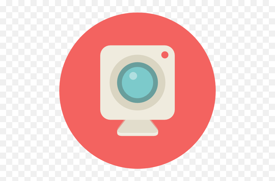 Webcam Camera Free Icon Of Flat Retro Communications Icons Emoji,Emoticon With Camera