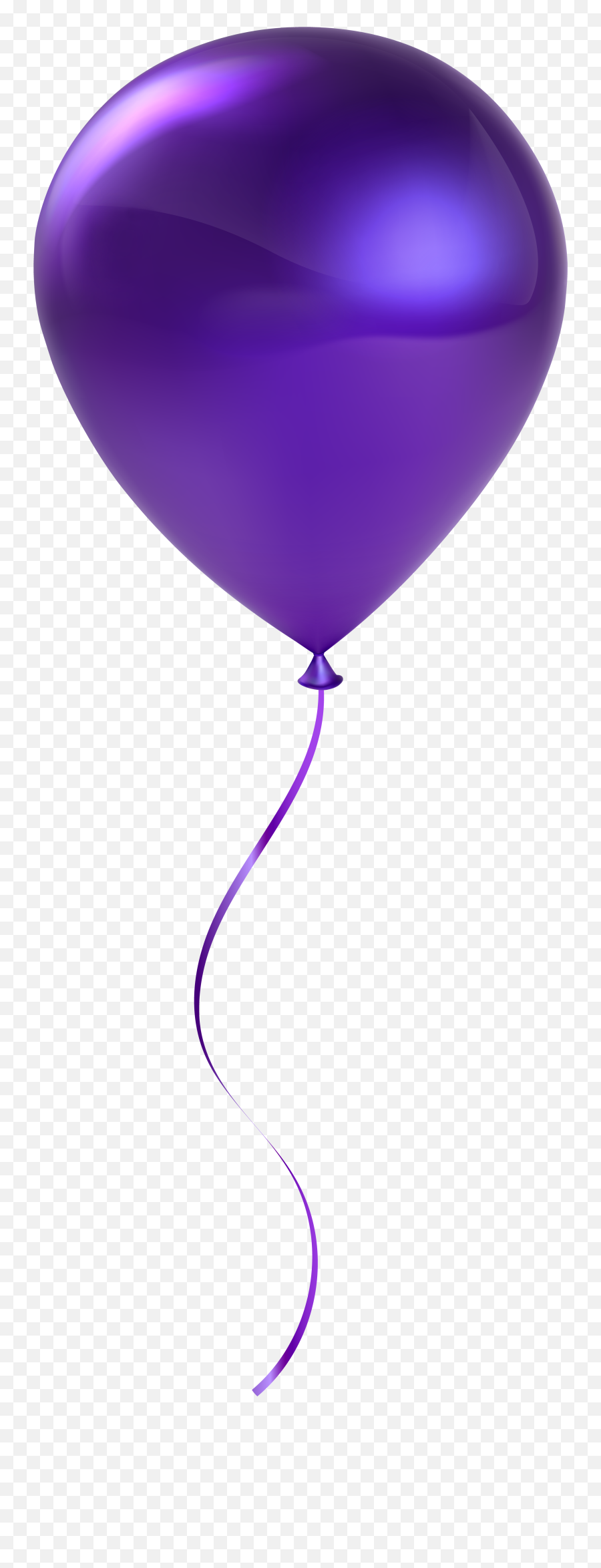 Single Purple Balloon Transparent Clip Artu200b Gallery Emoji,Single Emojis Party