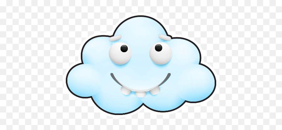 Cloud Emoji By Marcossoft - Sticker Maker For Whatsapp,Clouds Emoticon
