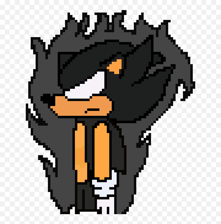 Dark Sonic - Sonic Pixel Art Emoji,Sonic Emojis