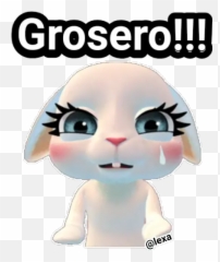 Sticker Maker - Conejita Emoji,Emoticon Pensando Como Se Tipea
