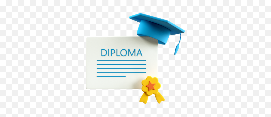 Premium Diploma 3d Illustration Download In Png Obj Or Emoji,Diploma Emoji