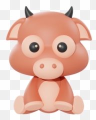 Animal 3d Illustrations Designs Images Vectors Hd Graphics Emoji,Goat Emoji Twitter