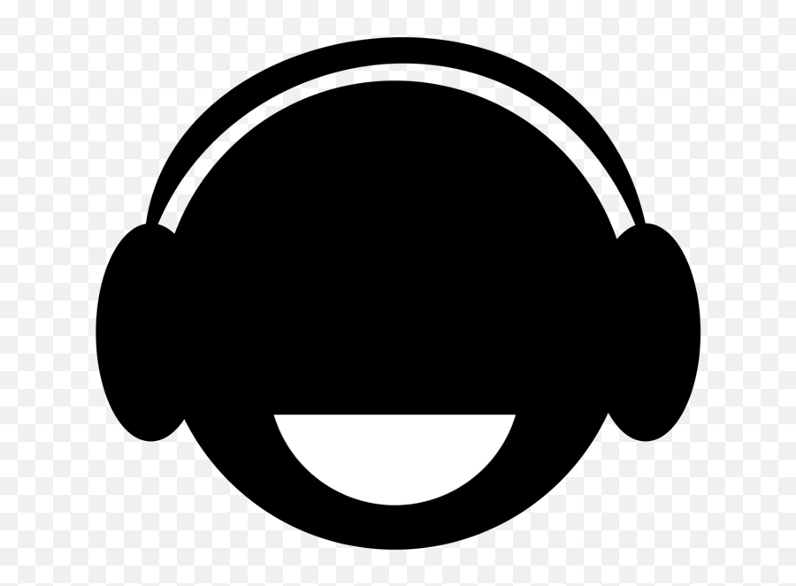Silhouettesymbolheadphones Png Clipart - Royalty Free Svg Listening To Music Silhouette Png Emoji,Headphones Emoticon