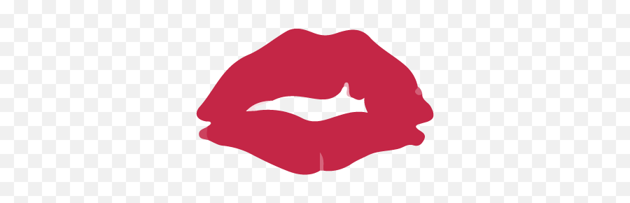 Kiss My Lips Stickers By Hyunjung Lee - Girly Emoji,Sexy Kiss Emoji