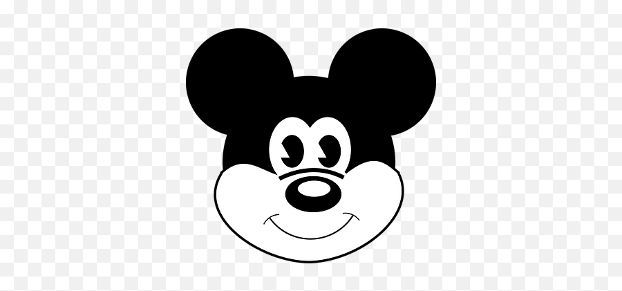 Free Mickey Mickey Mouse Images - Gambar Kartun Mickey Mouse Hitam Putih Emoji,Mickey Mouse Ears Emoji