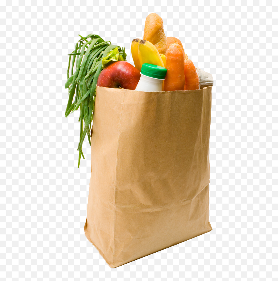 Food Bags - Transparent Background Grocery Bag Png Emoji,Grocery Bag Emoji
