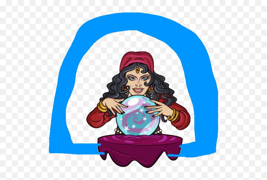 The Fortune Teller A Little Giltchy Tynker - For Women Emoji,Fortune Teller Emoji