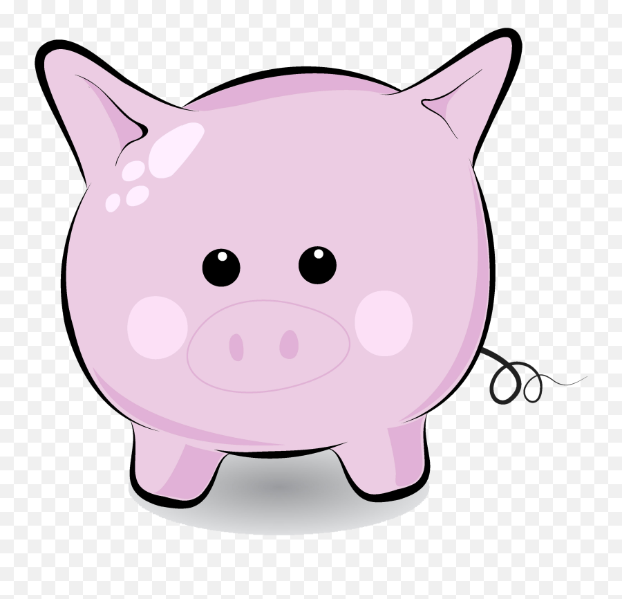 Cute Pig Face Clip Art Free Clipart - Clip Art Emoji,Piggy Emoticons