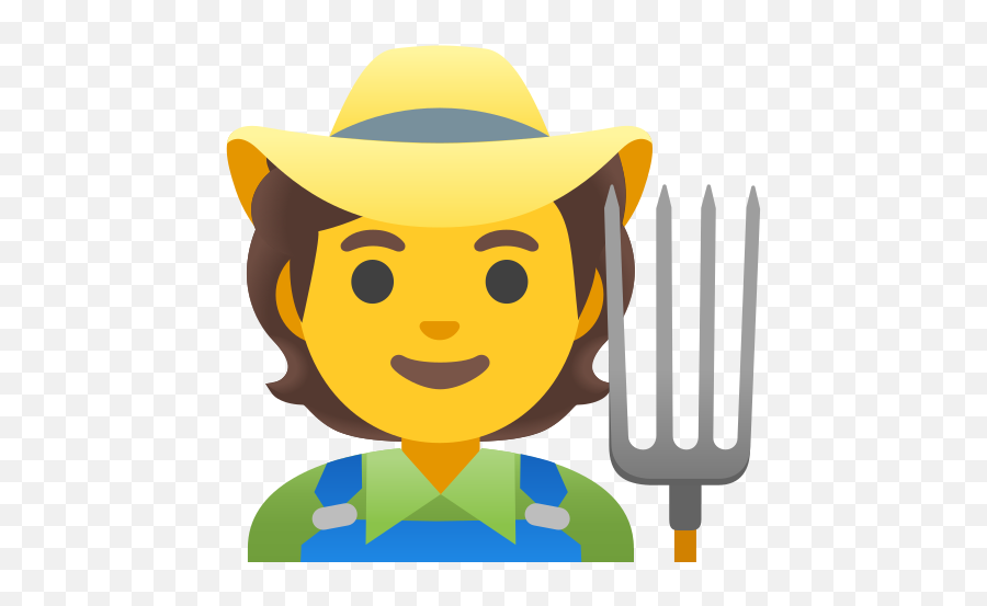 Farmer Emoji - Emoji Agricultora,Pitchfork Emoji