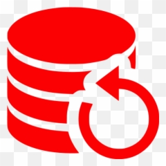 Red Data Backup Icon - Backup Icon Transparent Emoji,Emoticon Backup