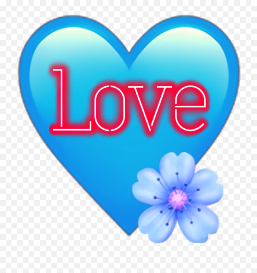 Heart Blueheart Sticker - Girly Emoji,Light Blue Heart Emoji