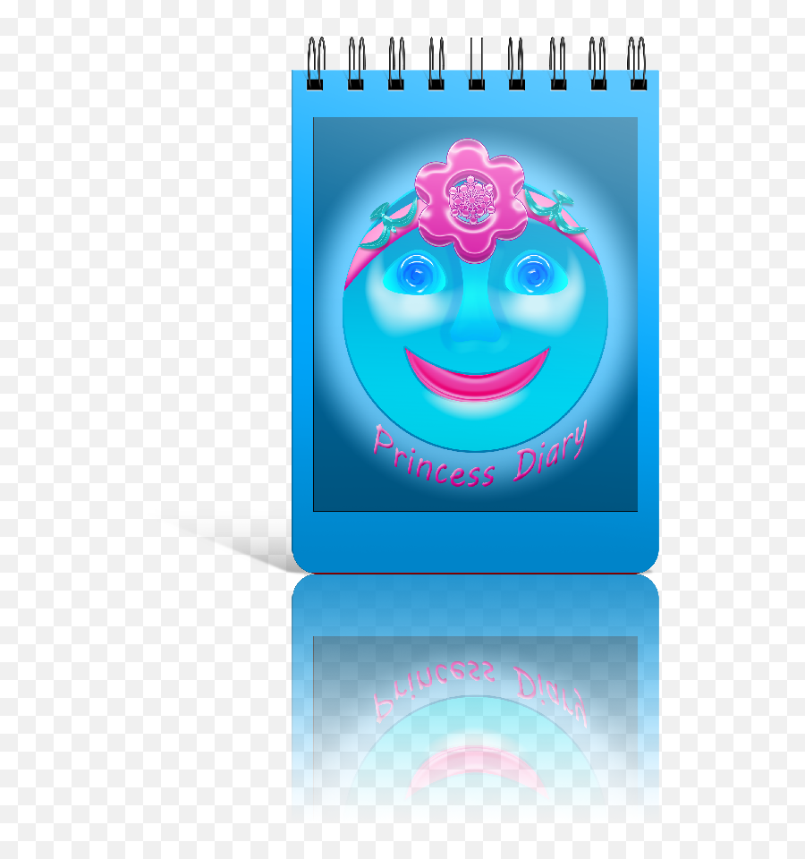 Princess Diary On Notebook And Paperback Onlookin - Happy Emoji,Emoticon Diary