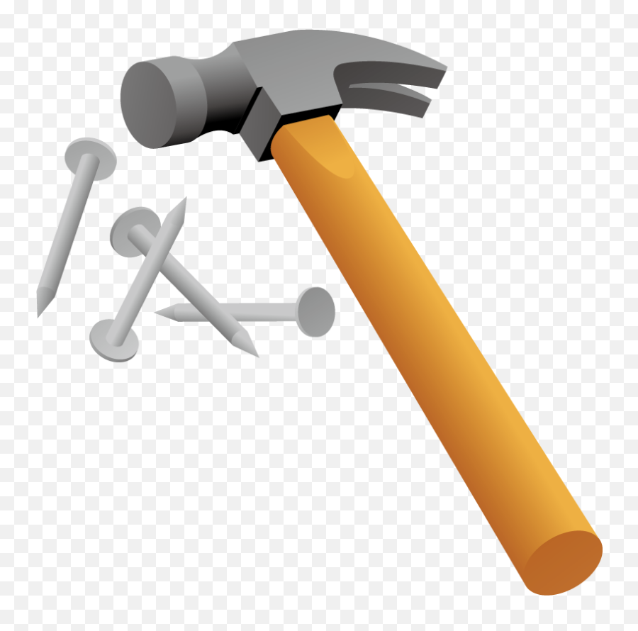 Hammer And Nail - Clipart Hammer Nails Emoji,Hammer And Nail Emoji