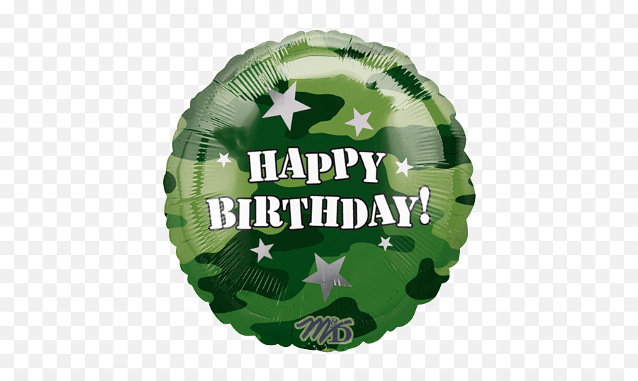 Camouflage Birthday - Happy Birthday Soldier Emoji,Happy 21st Birthday Emoticon