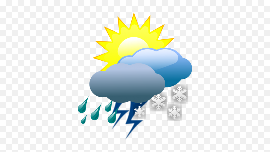 Weather Forecast Weather Symbols - Weather Clipart Png Emoji,Emoji Weather Forecast