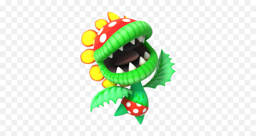Super Smash Bros - Petey Piranha Png Emoji,Emoticon Party Hat Flicking Tongue