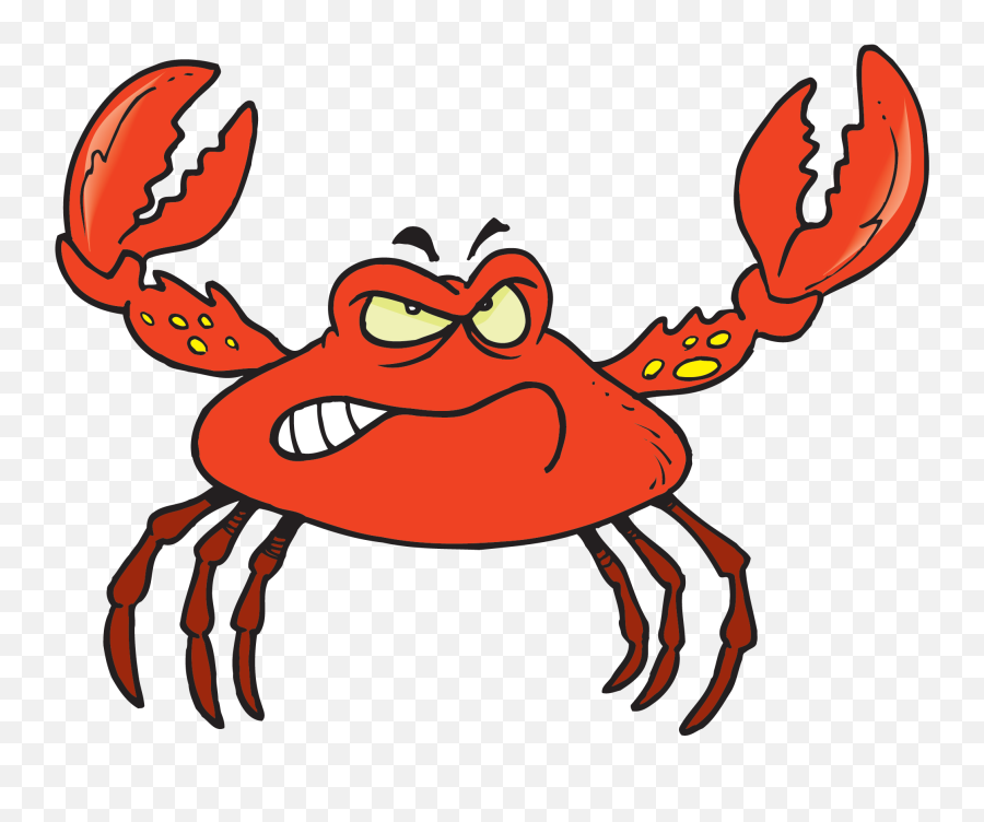 Free Clip Art Crab - Clip Art Library Transparent Crab Cartoon Emoji,Crab Emoji