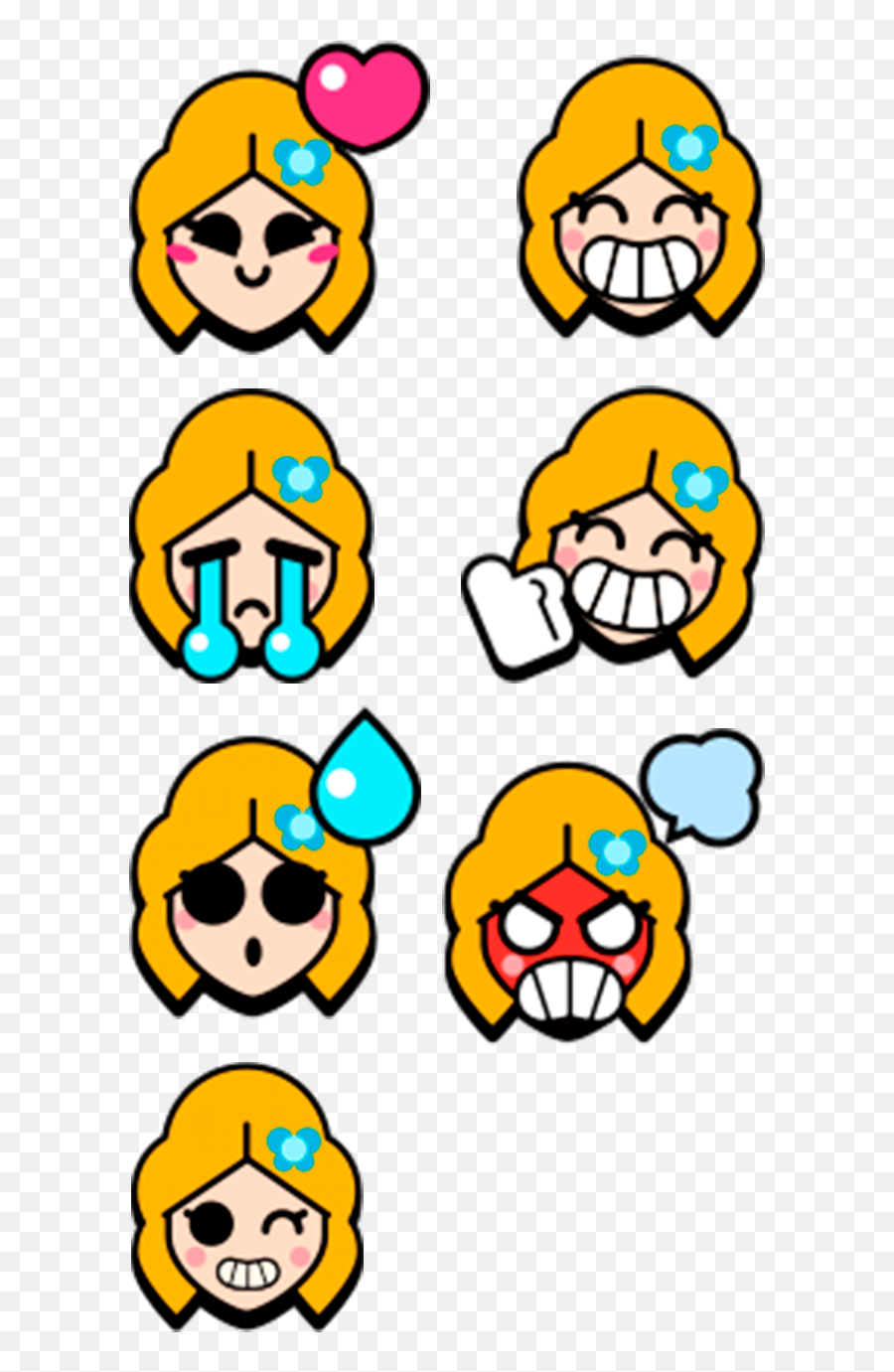 2021 - Brawl Stars Piper Emoji,Tsukimi Emoji