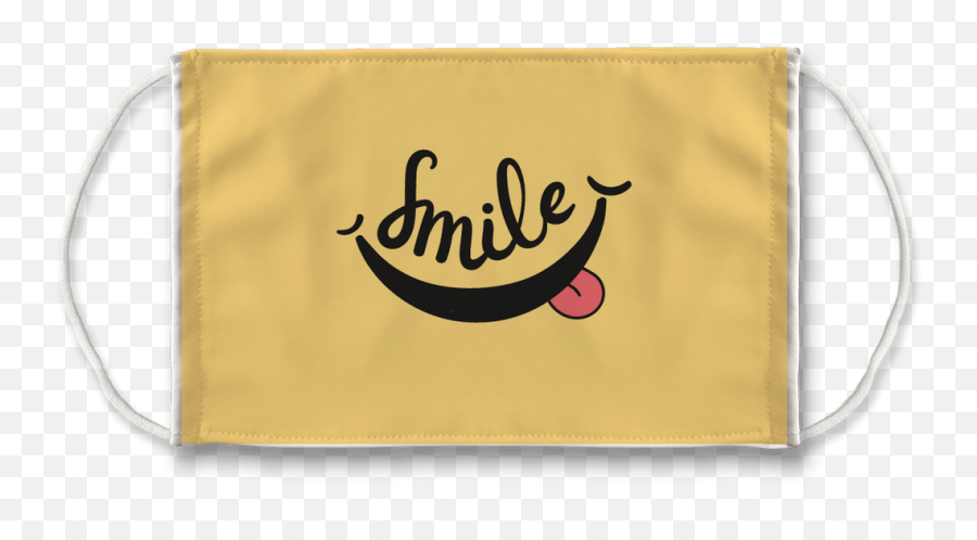Smile Sublimation Face Mask - Happy Emoji,Russian Smile Emoticon