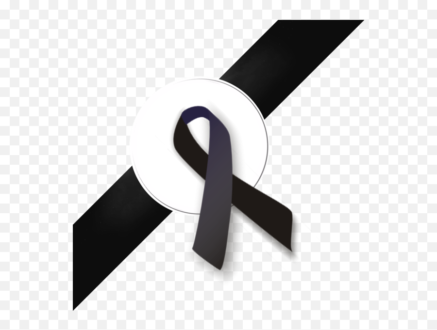 Black Ribbon Mourning Clip Art - Mourning Black Ribbon Transparent Background Emoji,Black Ribbon Emoji Whatsapp