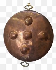 1950s French Country Copper Pan With Brass Handles - Idiophone Emoji,Can Custom Emoticons Be Used In Escargot