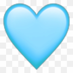 Lightblueheart Blueemoji Emoji Sticker By Crazyzuzik - Light Blue Heart Emoji Transparent,Light Emoji