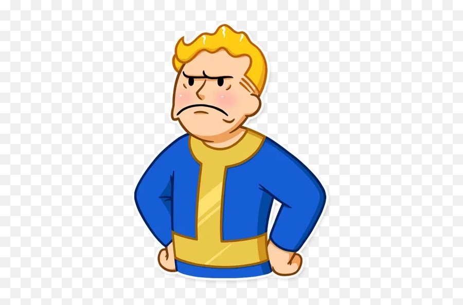 Unofficial Fallout Vault Boy Emoji,Emojis Mogicons