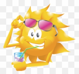 Fofikos1406 - Sun Drink Water Clipart Emoji,Emoticon Elfo