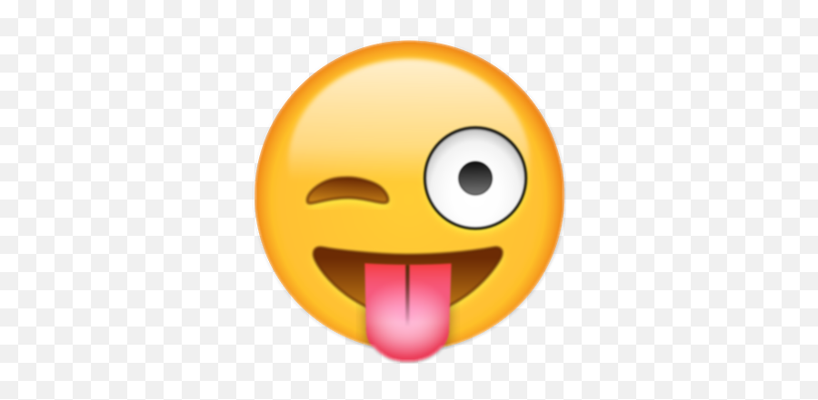 Emoji Tumblr Png Whatsapp Iphone - Transparent Tongue Out Emoji,Emoticon Gallery