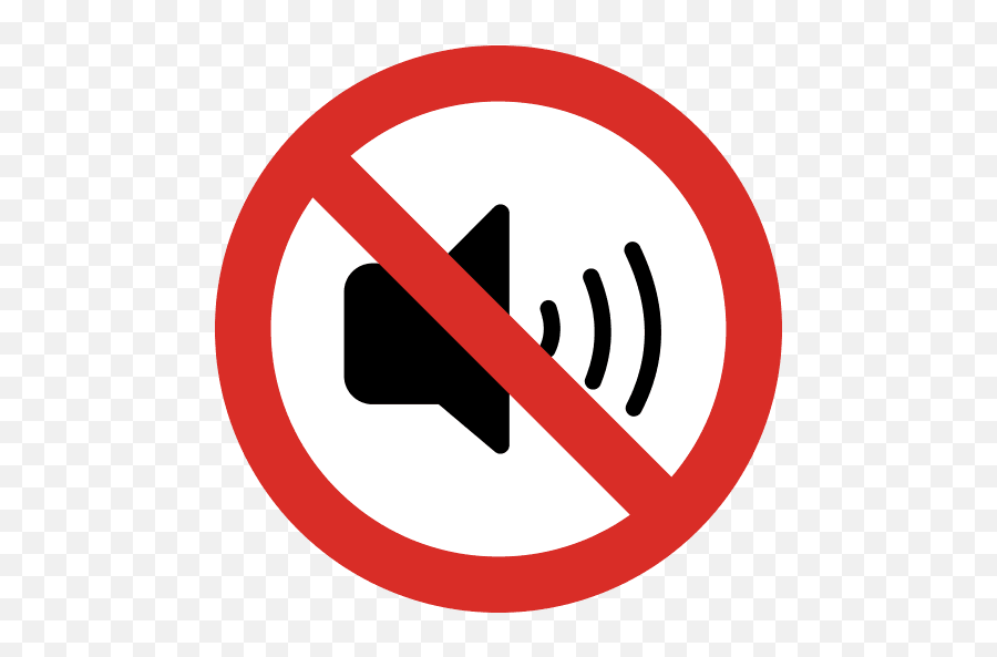 No Sound Icon Png And Svg Vector Free Download - No Helmet No Entry Sign Emoji,Emoticon With Sound