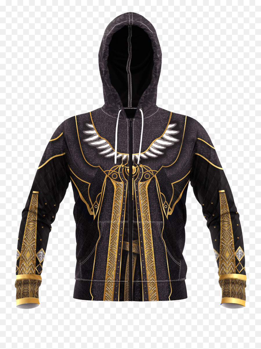 Bdo Wizard Unisex Zipped Hoodie U2013 Fandomaniax - Store Emoji,Black Desert Wizard Emotion