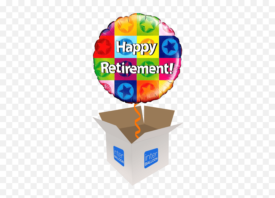 Retirement Helium Balloons Delivered In The Uk By Interballoon Emoji,I'm Retiring Emoji
