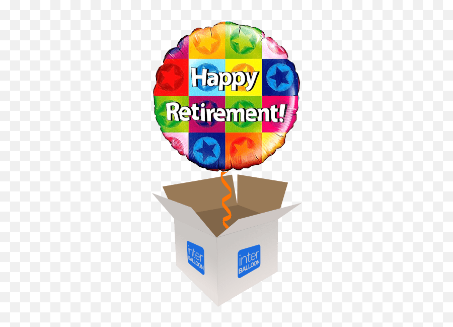 Retirement Helium Balloons Delivered In The Uk By Interballoon Emoji,I ...