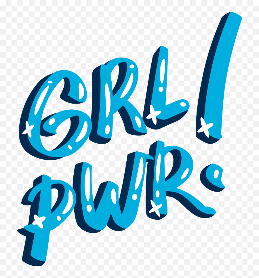 Girl Power Lettering Clipart Illustrations U0026 Images In Png Emoji,Dancing Girl Emoji Text