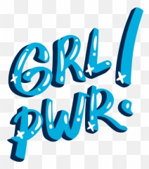Girl Power Lettering Clipart Illustrations U0026 Images In Png Emoji,Dancing Girl Emoji Text