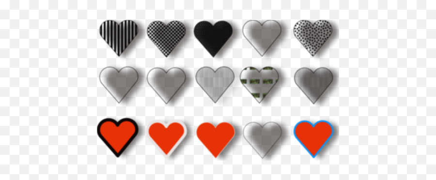 Vector Selection Of 15 Hearts Public Domain Vectors Emoji,What Does The Many Heart Emoji Mean