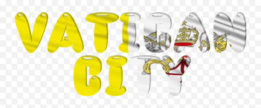 Vatican City Lettering With Flag Clipart Free Download Emoji,Kazakh Flag Emoji