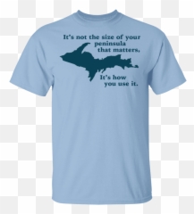 Itu0027s Not The Size Of Your Upper Peninsula Gildan 53 Oz T Emoji,Grey Emoji Yelling