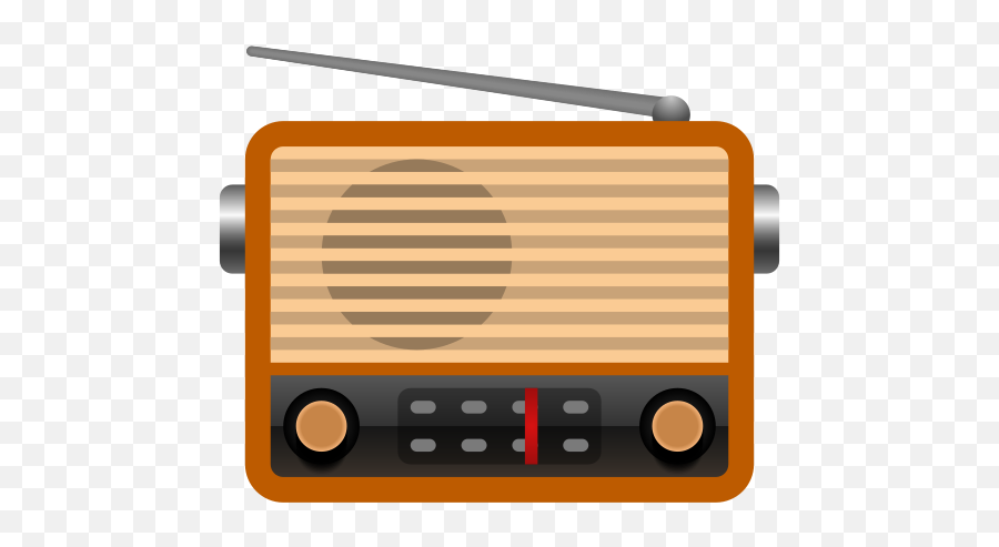 Radio Emoji Icon In Emoji Style,Studio Emoji