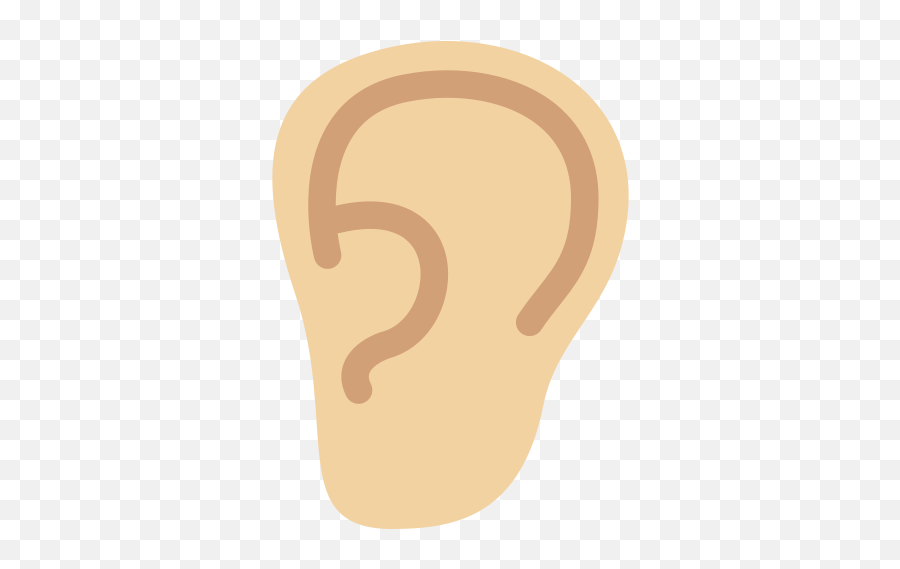 Ear Emoji With Medium - Language,Lips Speech Bubble Ear Emoji