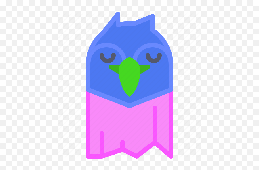 Bird Calm Parrot Rest Sleep Icon - Download On Iconfinder Soft Emoji,Mouthless Emoji