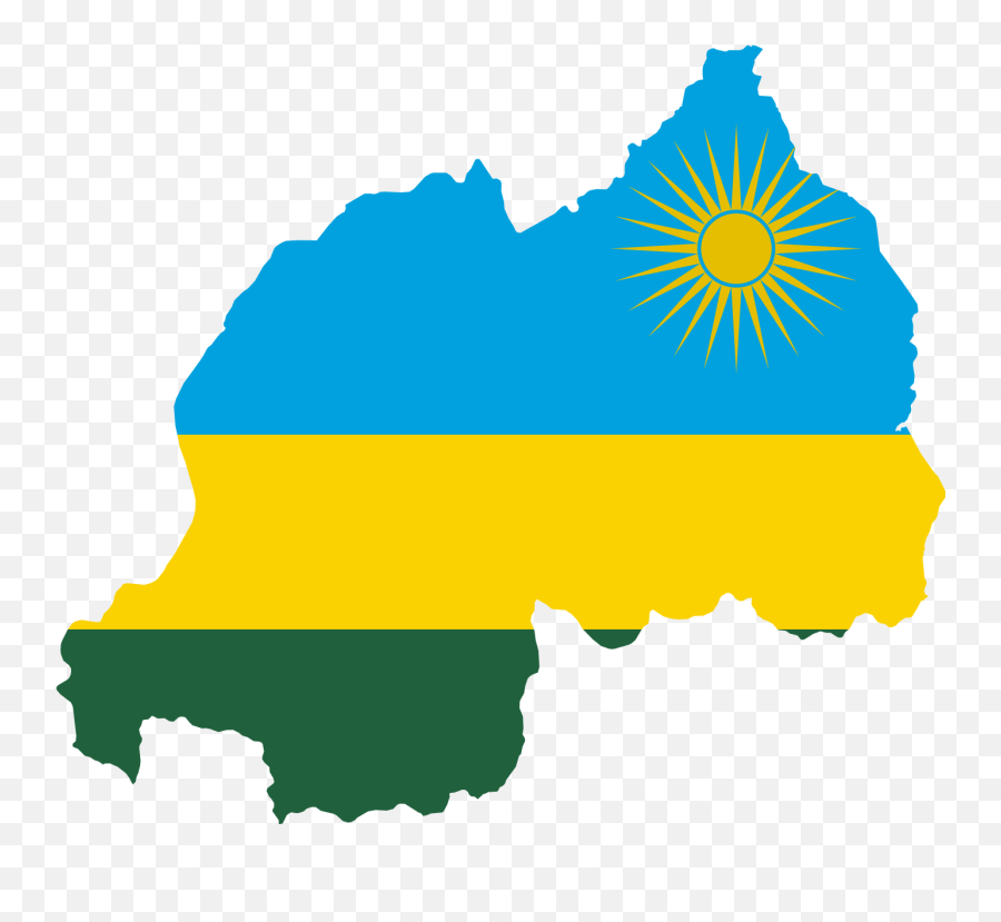 Rwanda Flag Emoji - Rwanda Flag Map,Colombia Flag Emoji