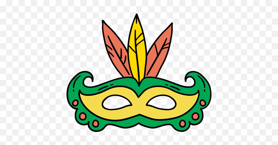 Carnival Mask Hand Drawn Symbol - Transparent Png U0026 Svg Elementos Culturais Do Brasil Emoji,Carnival Emoji 2