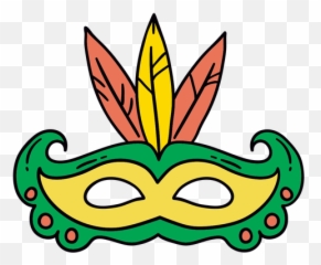 Carnival Mask Hand Drawn Symbol - Transparent Png U0026 Svg Elementos Culturais Do Brasil Emoji,Carnival Emoji 2